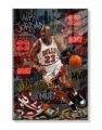 Obraz MICHAEL JORDAN 23 Chicago Bulls GOAT – Nowoczesna Sztuka Pop Art Street Art do Pokoju i Biura