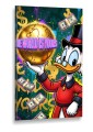 Obraz SCROOGE MCDUCK The World Is Yours – Nowoczesny Pop Art Sknerus McKwacz do Gabinetu i Salonu