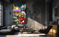 Obraz SCROOGE MCDUCK The World Is Yours – Nowoczesny Pop Art Sknerus McKwacz do Gabinetu i Salonu