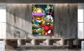 Obraz SCROOGE MCDUCK The World Is Yours – Nowoczesny Pop Art Sknerus McKwacz do Gabinetu i Salonu