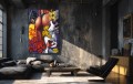 Obraz BATMAN BUGS BUNNY Bang Bang – Nowoczesny Pop Art Komiks do Sypialni i Salonu