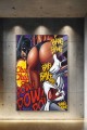 Obraz BATMAN BUGS BUNNY Bang Bang – Nowoczesny Pop Art Komiks do Sypialni i Salonu