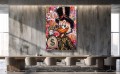 Obraz SCROOGE MCDUCK GUCCI STYLE Money – Nowoczesny Pop Art Kaczor do Biura i Salonu