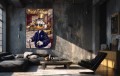 Obraz SCROOGE MCDUCK OLD MONEY Lamborghini – Nowoczesny Pop Art do Biura i Gabinetu