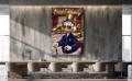 Obraz SCROOGE MCDUCK OLD MONEY Lamborghini – Nowoczesny Pop Art do Biura i Gabinetu