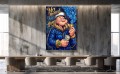 Obraz POPEYE NO MONEY NO HONEY Rolex Style – Pop Art do Salonu i Biura