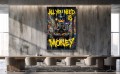 Obraz DAFFY DUCK ALL YOU NEED IS MONEY – Nowoczesny Pop Art Zen do Salonu i Biura