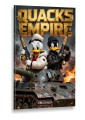 Obraz QUACKS EMPIRE Kaczor Donald Daffy – Nowoczesny Pop Art Militarny do Pokoju i Biura
