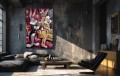 Obraz BUGS BUNNY LOLA Rich Lifestyle – Nowoczesny Pop Art Glamour do Sypialni i Salonu