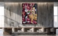 Obraz BUGS BUNNY LOLA Rich Lifestyle – Nowoczesny Pop Art Glamour do Sypialni i Salonu