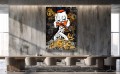 Obraz SCROOGE MCDUCK ALL HUSTLE Cigar – Nowoczesny Pop Art do Gabinetu i Biura