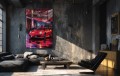Obraz FERRARI F430 NEON VELOCITY – Nowoczesny Pop Art Superauto do Salonu i Pokoju