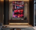 Obraz FERRARI F430 NEON VELOCITY – Nowoczesny Pop Art Superauto do Salonu i Pokoju