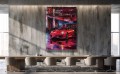 Obraz FERRARI F430 NEON VELOCITY – Nowoczesny Pop Art Superauto do Salonu i Pokoju