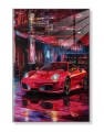 Obraz FERRARI F430 NEON VELOCITY – Nowoczesny Pop Art Superauto do Salonu i Pokoju