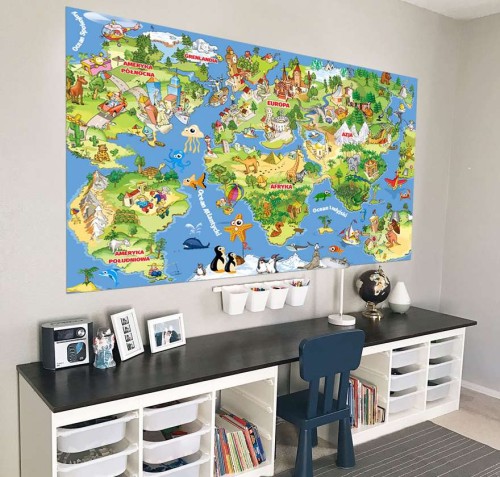 Fototapeta Tapeta Mapa Świata-MS-3.jpg
