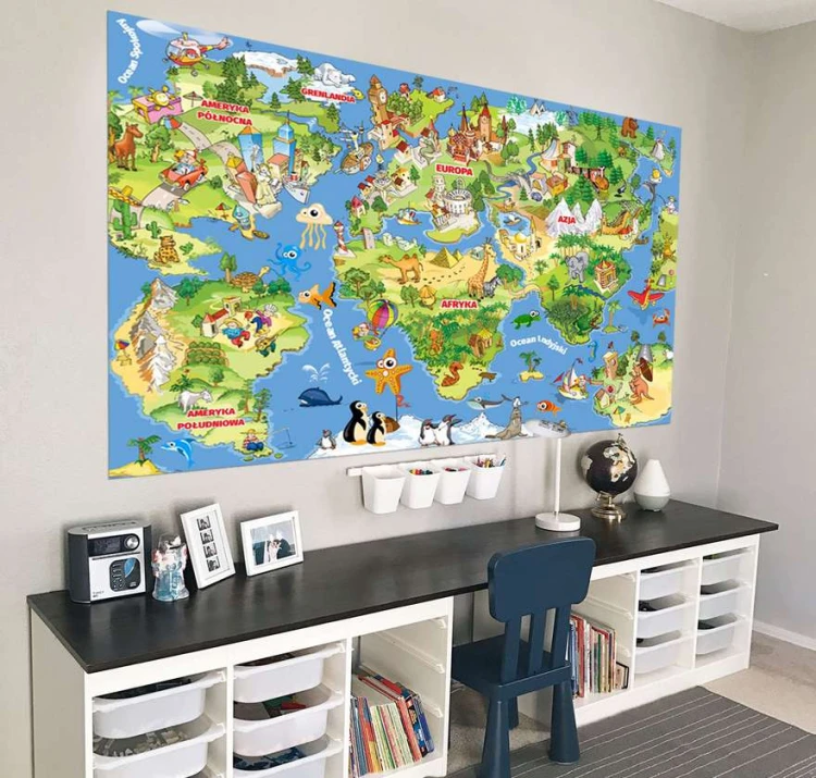 Fototapeta Tapeta Mapa Świata-MS-3.jpg
