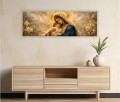 OBRAZ NA PŁÓTNIE CANVAS MATKA BOSKA Z DZIECIĄTKIEM JEZUS