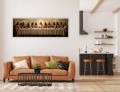  OBRAZ NA PŁÓTNIE OSTATNIA WIECZERZA JEZUS Panoramiczny canvas