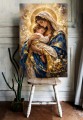Obraz na płótnie Matka Boska z Dzieciątkiem Jezus Religijny canvas 