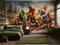 Fototapeta młodzieżowa motocross wyścig w błocie off-road cross