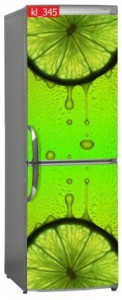 Naklejka, Okleina Laminowana na Lodówkę Limonki Sok 