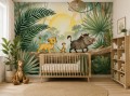 Fototapeta dla DZIECI Król Lew dżungla zwierzęta Pumba Simba DISNEY