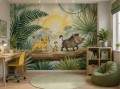 Fototapeta dla DZIECI Król Lew dżungla zwierzęta Pumba Simba DISNEY