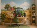 Fototapeta dziecięca WESOŁY TRAKTOREK FARMA WIEŚ 