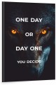 Obraz Wilk One Day or Day One – Motywacja Biznes Sukces Premium