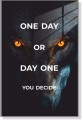 Obraz Wilk One Day or Day One – Motywacja Biznes Sukces Premium