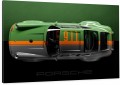 Obraz Porsche 911 Green Cyberpunk – Futuryzm Motoryzacja Premium