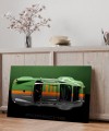 Obraz Porsche 911 Green Cyberpunk – Futuryzm Motoryzacja Premium