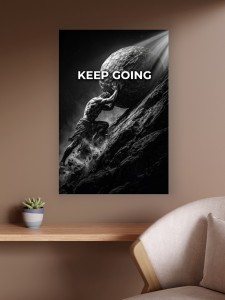 Obraz Syzyf Keep Going – Motywacja Mitologia Biznes Sukces Premium
