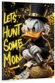 Obraz Sknerus McKwacz Let's Hunt Some Money – Kaczor Scrooge Biznes Premium