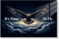Obraz Orzeł It's Time To Fly – Biznes Motywacja Wolność Premium
