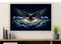 Obraz Orzeł It's Time To Fly – Biznes Motywacja Wolność Premium