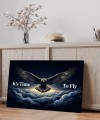 Obraz Orzeł It's Time To Fly – Biznes Motywacja Wolność Premium