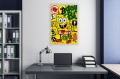 Obraz SpongeBob Dollar Bob – Bitcoin Ethereum Krypto Street Art Premium