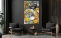 Obraz Kaczor Donald Cops – Street Art Graffiti Biznes Pieniądze Premium