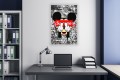 Obraz Myszka Miki Supreme Middle Finger – Street Art Graffiti Pop Art Premium