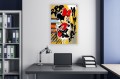 Obraz Myszka Minnie Champagne Porsche – Luxury Street Art Pop Art Premium