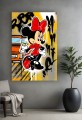 Obraz Myszka Minnie Champagne Porsche – Luxury Street Art Pop Art Premium