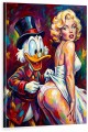 Obraz SKNERUS MCKWACZ Marilyn Monroe Luksusowy – Nowoczesna Sztuka Loft Street Art