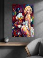 Obraz SKNERUS MCKWACZ Marilyn Monroe Luksusowy – Nowoczesna Sztuka Loft Street Art