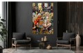 Obraz do salonu sypialni LUXUS LIFESTYLE Sknerus McKwacz i Marilyn Monroe