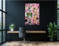 Obraz KRÓLIK BUGS i LOLA Luxury Pink Dollaz – Nowoczesna Sztuka Pop Art Street Art