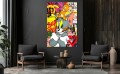 Obraz Tom i Jerry Luksus Modowy – Nowoczesna Sztuka Loft Street Art