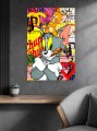 Obraz Tom i Jerry Luksus Modowy – Nowoczesna Sztuka Loft Street Art