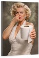 Obraz Marilyn Monroe Papier Toaletowy – Śmieszny Pop Art do Łazienki WC 